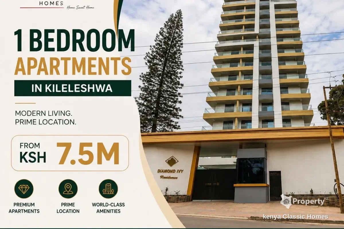 1-Bedroom Apartments for Sale in Kileleshwa from KSh 7.5M - Image 1